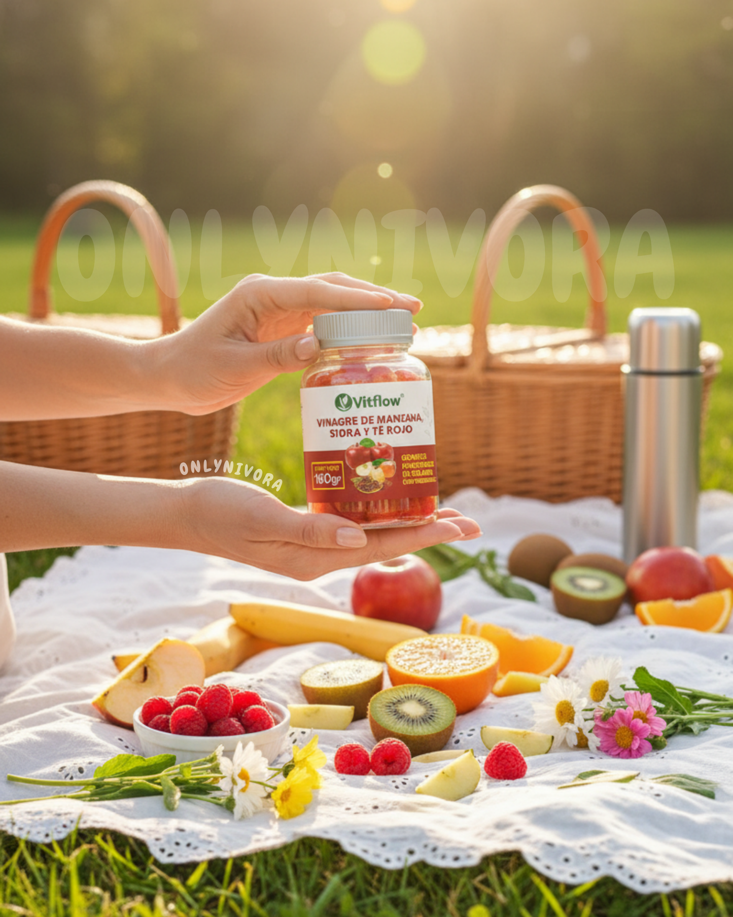 Gomas Vitflow® con vinagre de Manzana, Sidra y Te rojo